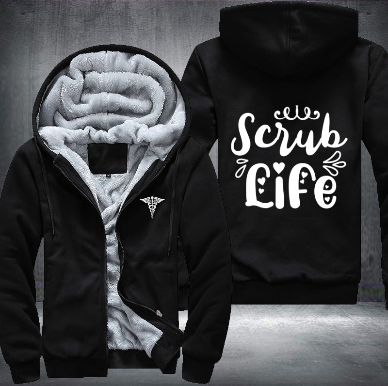 Nurse Scrub Life Fleece Jacket