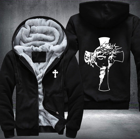 Jesus cross Fleece Jacket