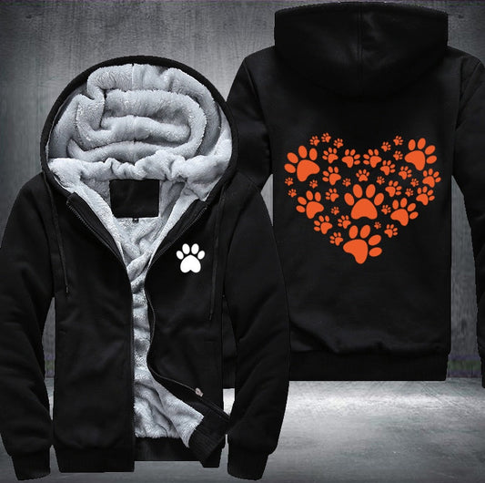 Dog heart Fleece Jacket
