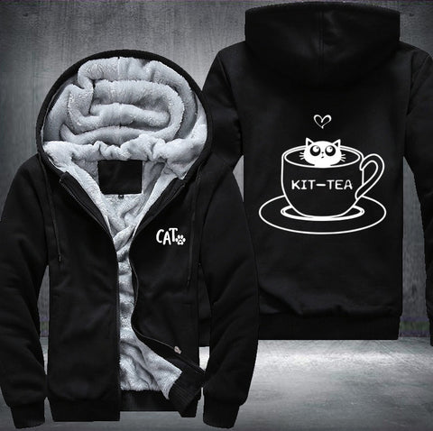 CAT KIT TEA Fleece Jacket