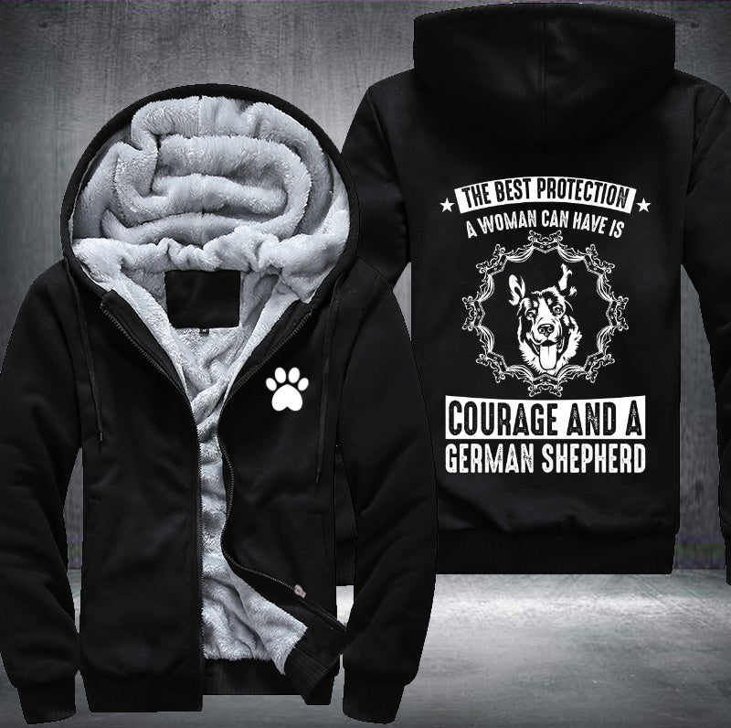 The best protection German Shepherd Fleece Jacket