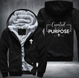 Greated with a purpose Fleece Jacket