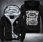 With Jesus Fleece Jacket