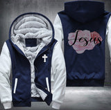 Jesus rose Fleece Jacket