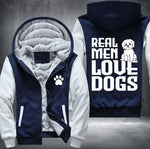 REAL MEN LOVE DOGS Fleece Jacket