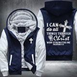 Christ who strengths me Fleece Jacket