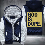 God is dope Fleece Jacket