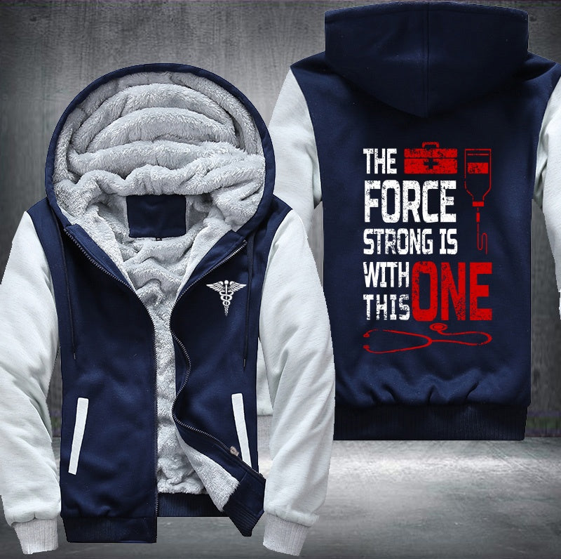 Doctor the force strong is with this one Fleece Jacket