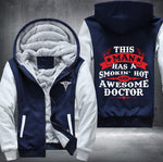 Awesome doctor Fleece Jacket