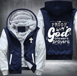 God answer prayers Fleece Jacket