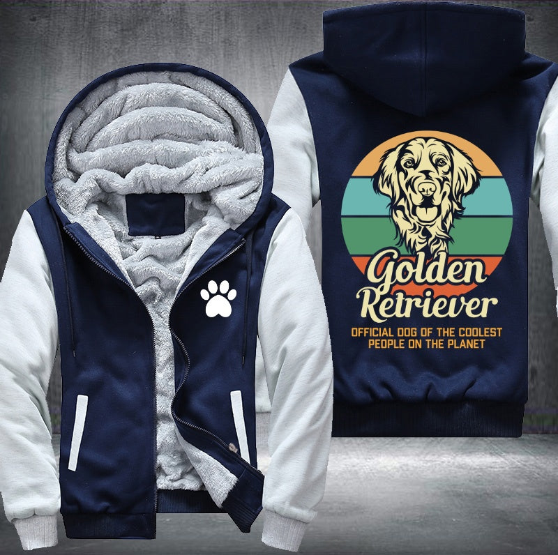 Golden Retriever official dog Fleece Jacket