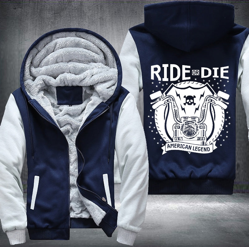 Ride or die American legend Fleece Jacket