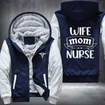Wife mom nurse Fleece Jacket