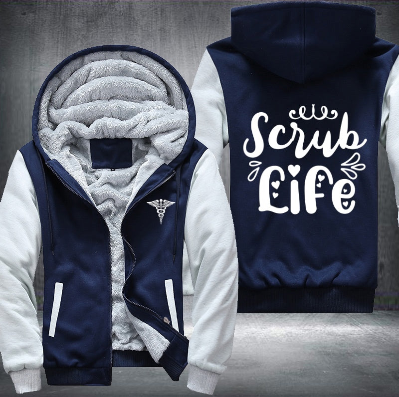 Nurse Scrub Life Fleece Jacket