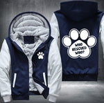 Funny dog feet Fleece Jacket