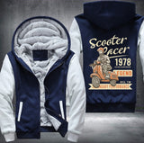 Scooter racer 1978 legend Fleece Jacket