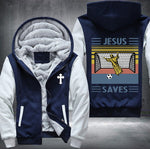 Jesus saves Fleece Jacket