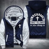 Unashaed christ follower Fleece Jacket