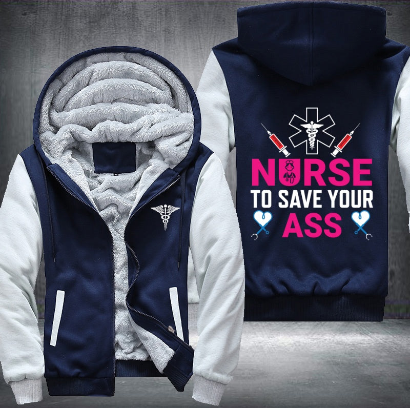 Nurse Save Fleece Jacket