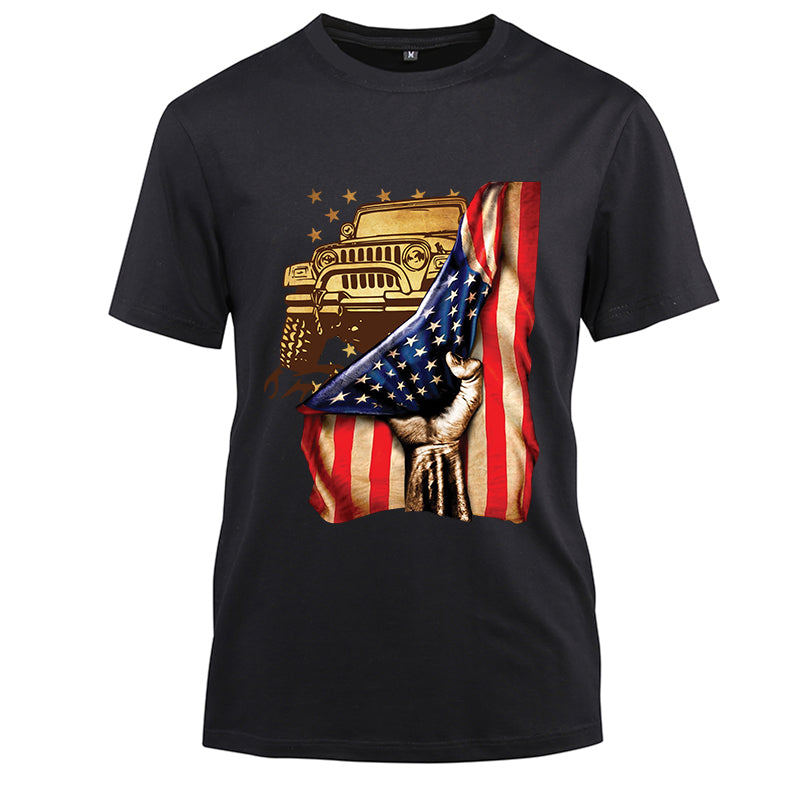 Hand Flag 4x4 T-shirt