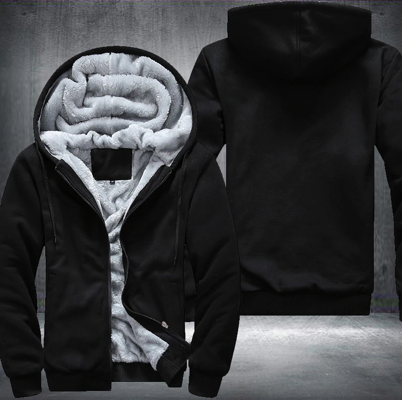 BLACK FLEECE JACKET (CUSTOMIZE)