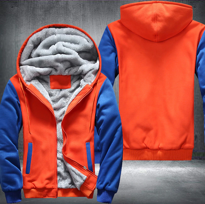 ORANGE FLEECE JACKET (CUSTOMIZE)