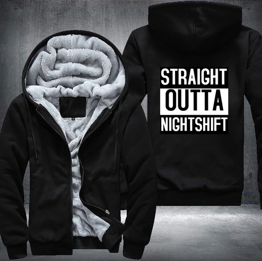 Straight Outta Night Shift Nurse Jacket