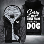Plan with my dog Fleece Jacket