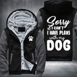 Plan with my dog Fleece Jacket