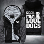 REAL MEN LOVE DOGS Fleece Jacket