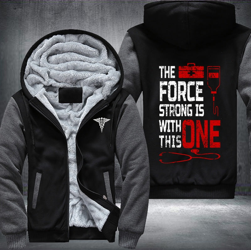 Doctor the force strong is with this one Fleece Jacket