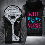 Wife Mom Nurse Fleece Jacket