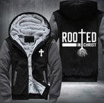 Rooted in christ Fleece Jacket