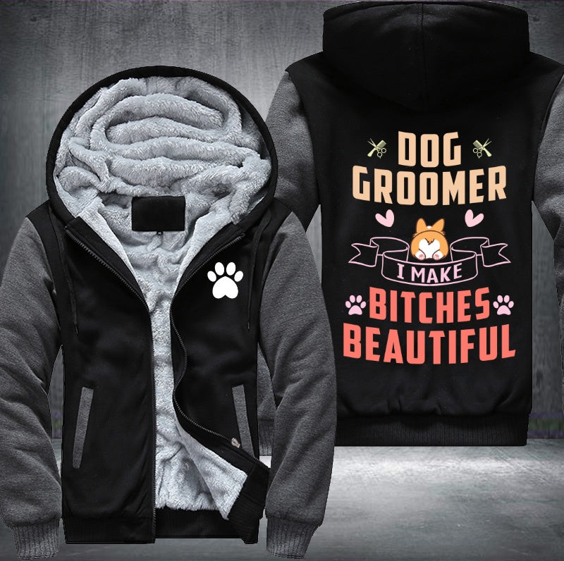 Dog groomer Fleece Jacket