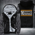 Doctor beginning of cure Fleece Jacket