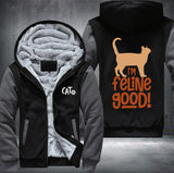 CAT I'm feline good Fleece Jacket