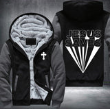 Jesus saves Fleece Jacket