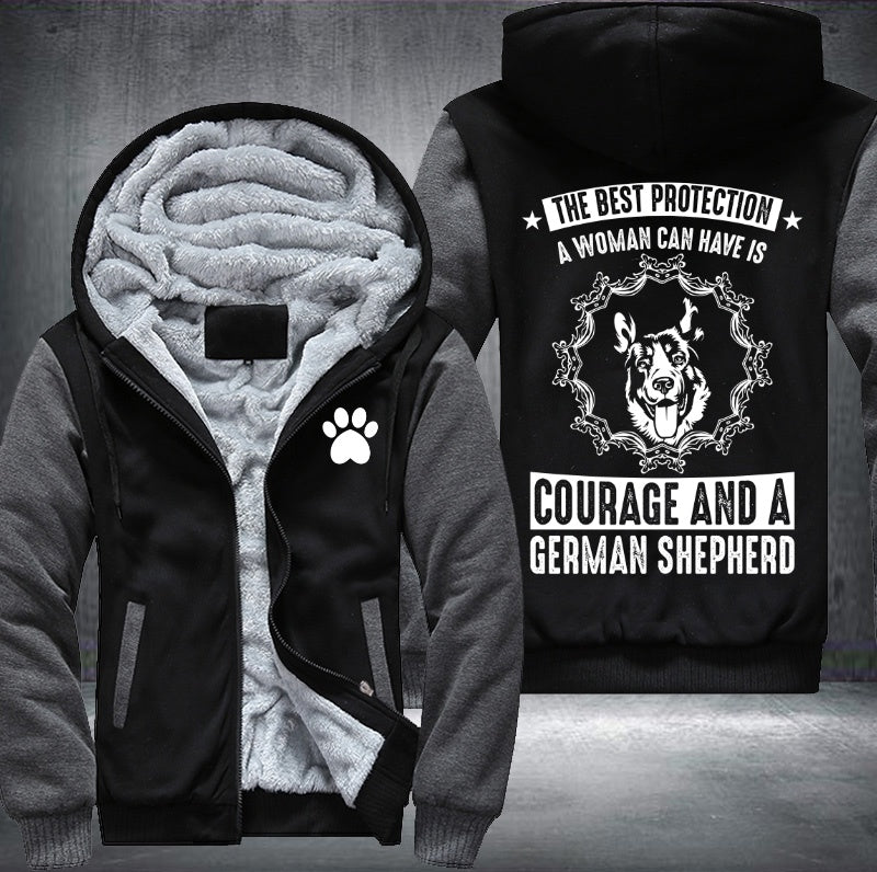 The best protection German Shepherd Fleece Jacket