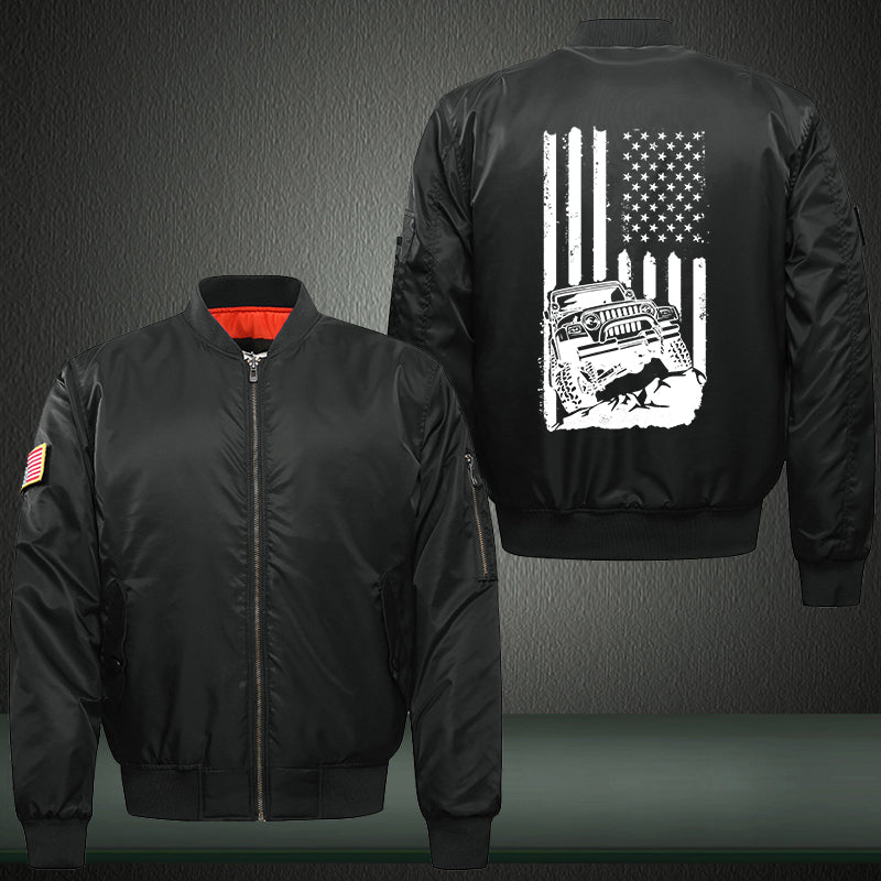 4x4 Offroad Flag Bomber Jacket