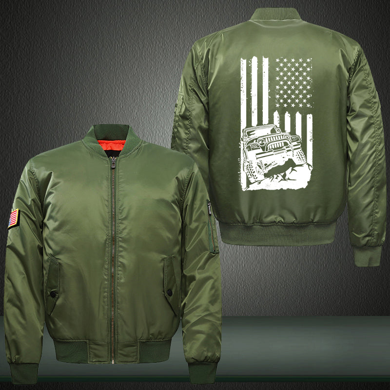 4x4 Offroad Flag Bomber Jacket