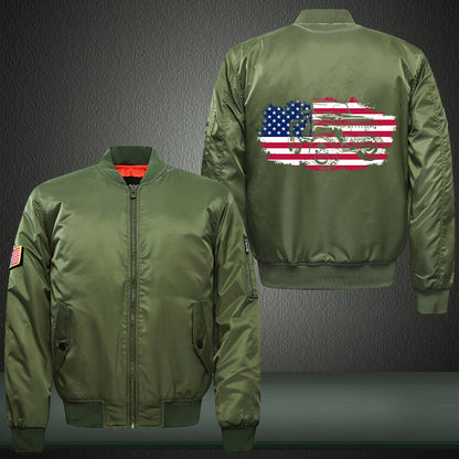 4x4 USA Flag Bomber Jacket