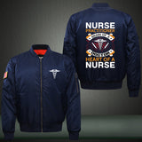 Heart Of A Nurse Bomber Jacket