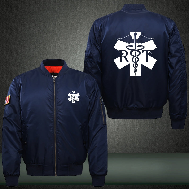 RT Respiratory Therapist Bomber Jacket