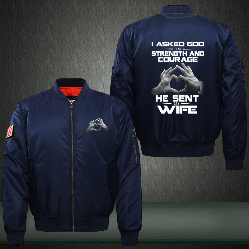 Angel Wife Bomber Jacket