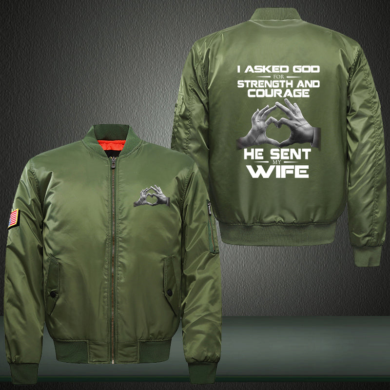 Angel Wife Bomber Jacket