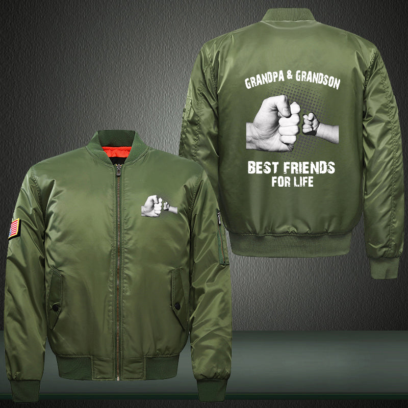 Grandpa & Grand Son Bomber Jacket