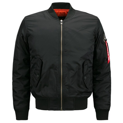 Black Bomber Jacket (Customize)