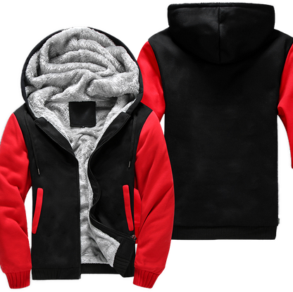 Red-Black Fleece Jacket