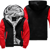 Red-Black Fleece Jacket (CUSTOMIZE)