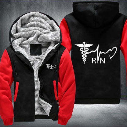 RN Nurse Heart Beat Hoodie